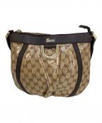 GUCCIグッチ）の古着「ショルダーバッグ」｜ブラウン