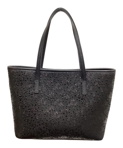 印傳屋（インデンヤ）印傳屋 (インデンヤ) トートバッグ ブラックの古着・服飾アイテム