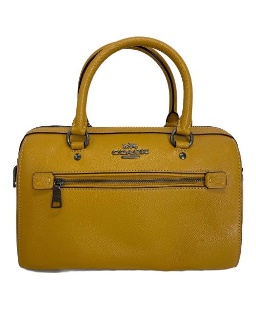 COACH（コーチ）COACH (コーチ) 2WAYバッグ イエローの古着・服飾アイテム