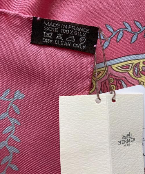HERMES（エルメス）HERMES (エルメス) スカーフ ピンク サイズ:-の古着・服飾アイテム