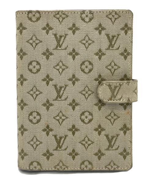 LOUIS VUITTON（ルイ ヴィトン）LOUIS VUITTON (ルイ ヴィトン) 手帳カバー カーキの古着・服飾アイテム