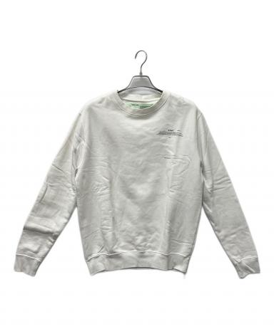 中古・古着通販】OFFWHITE (オフホワイト) クルーネックスウェット