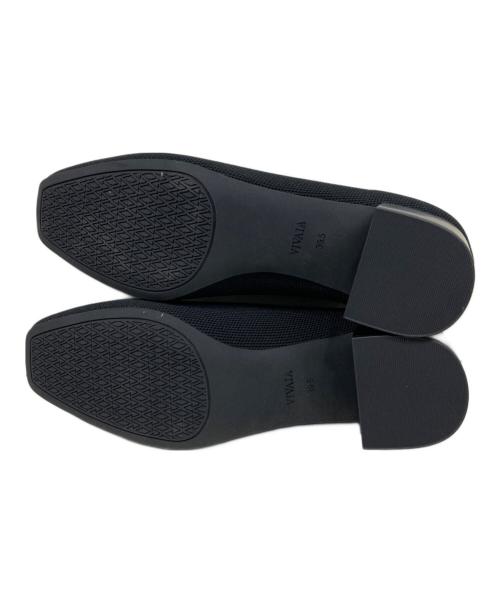 VIVAIA（ビバイア）VIVAIA (ビバイア) ヒールパンプス ブラック サイズ:39.5の古着・服飾アイテム