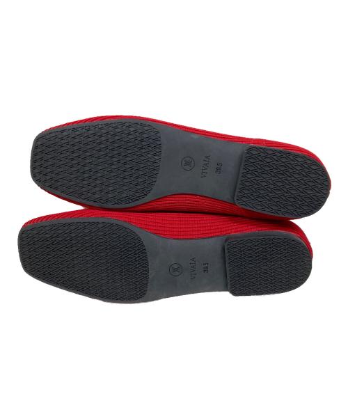 VIVAIA（ビバイア）VIVAIA (ビバイア) フラットシューズ レッド サイズ:39.5の古着・服飾アイテム