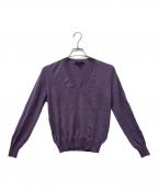 GUCCIグッチ）の古着「Vネックニット」｜パープル