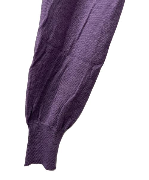 GUCCI（グッチ）GUCCI (グッチ) Vネックニット パープル サイズ:Sの古着・服飾アイテム