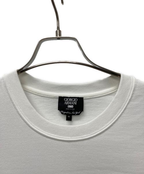 KITH（キス）KITH (キス) GIORGIO ARMANI (ジョルジョアルマーニ) 半袖カットソー ホワイト サイズ:Mの古着・服飾アイテム