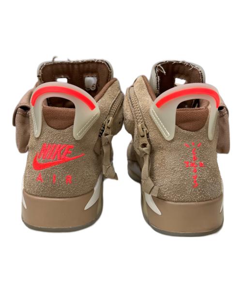 NIKE（ナイキ）NIKE (ナイキ) Travis Scott (トラヴィス・スコット) ハイカットスニーカー ブラウン サイズ:27.5の古着・服飾アイテム