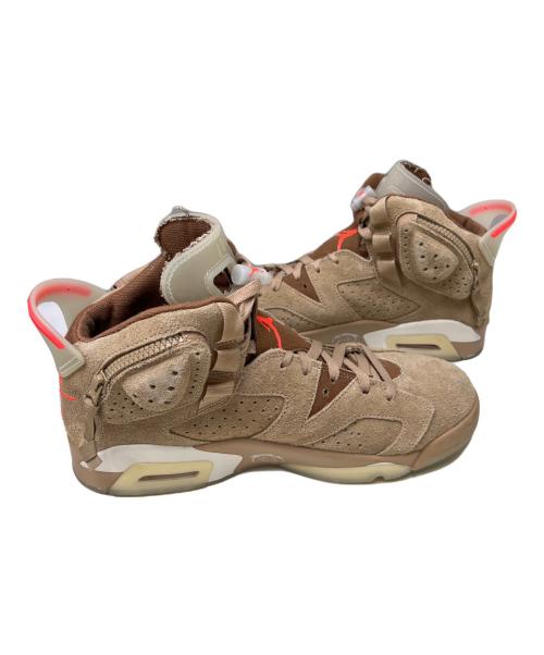 NIKE（ナイキ）NIKE (ナイキ) Travis Scott (トラヴィス・スコット) ハイカットスニーカー ブラウン サイズ:27.5の古着・服飾アイテム