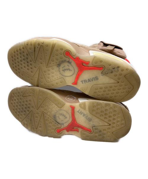 NIKE（ナイキ）NIKE (ナイキ) Travis Scott (トラヴィス・スコット) ハイカットスニーカー ブラウン サイズ:27.5の古着・服飾アイテム