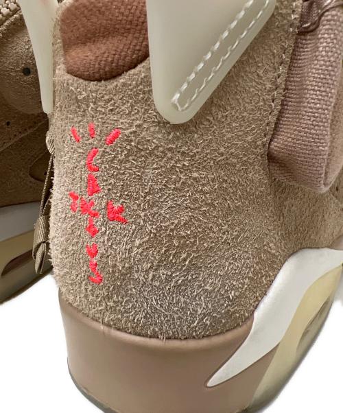 NIKE（ナイキ）NIKE (ナイキ) Travis Scott (トラヴィス・スコット) ハイカットスニーカー ブラウン サイズ:27.5の古着・服飾アイテム