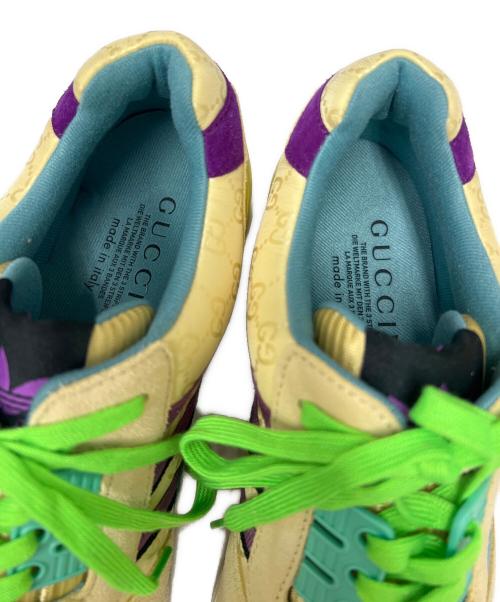 adidas（アディダス）adidas (アディダス) GUCCI (グッチ) ローカットスニーカー ベージュ サイズ:27.5の古着・服飾アイテム