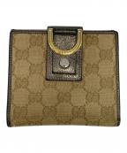 GUCCIグッチ）の古着「2つ折り財布」｜ブラウン