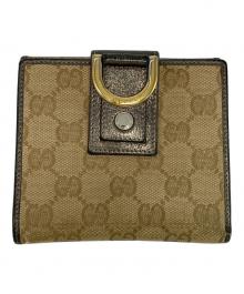 GUCCI（グッチ）の古着「2つ折り財布」｜ブラウン