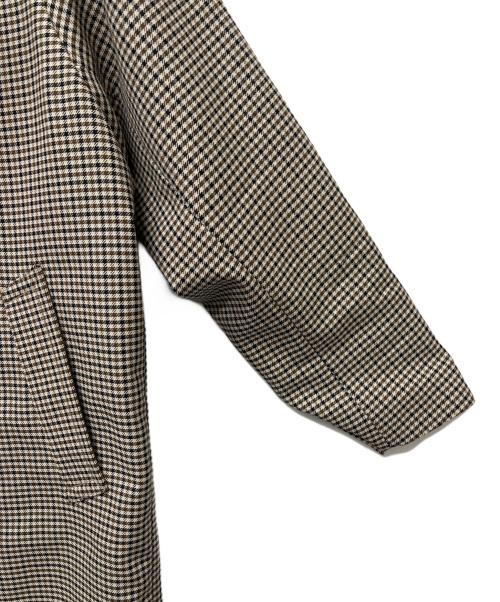 BEAUTY&YOUTH UNITED ARROWS（ビューティーアンドユースユナイテッドアローズ）BEAUTY&YOUTH UNITED ARROWS (ビューティーアンドユースユナイテッドアローズ) ステンカラーコート ブラウン×ネイビー サイズ:Sの古着・服飾アイテム