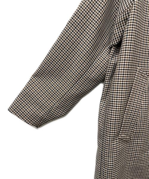 BEAUTY&YOUTH UNITED ARROWS（ビューティーアンドユースユナイテッドアローズ）BEAUTY&YOUTH UNITED ARROWS (ビューティーアンドユースユナイテッドアローズ) ステンカラーコート ブラウン×ネイビー サイズ:Sの古着・服飾アイテム