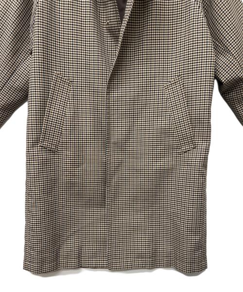 BEAUTY&YOUTH UNITED ARROWS（ビューティーアンドユースユナイテッドアローズ）BEAUTY&YOUTH UNITED ARROWS (ビューティーアンドユースユナイテッドアローズ) ステンカラーコート ブラウン×ネイビー サイズ:Sの古着・服飾アイテム