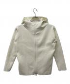 SOEJUソージュ）の古着「ミラノリブジップパーカー」｜ホワイト