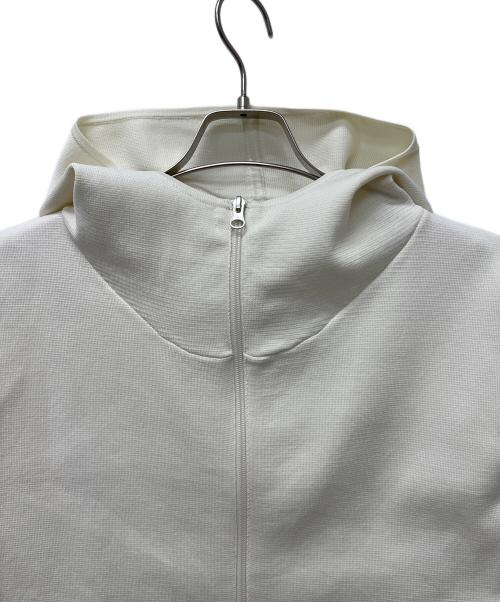 SOEJU（ソージュ）SOEJU (ソージュ) ミラノリブジップパーカー ホワイト サイズ:Sの古着・服飾アイテム