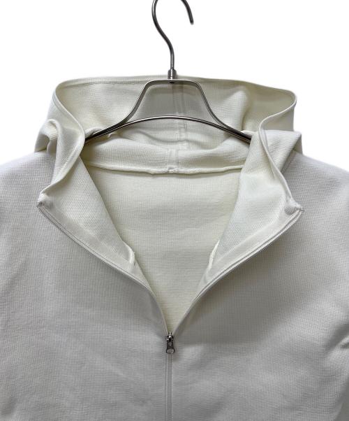 SOEJU（ソージュ）SOEJU (ソージュ) ミラノリブジップパーカー ホワイト サイズ:Sの古着・服飾アイテム