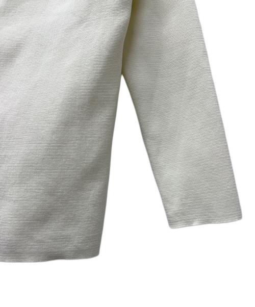 SOEJU（ソージュ）SOEJU (ソージュ) ミラノリブジップパーカー ホワイト サイズ:Sの古着・服飾アイテム