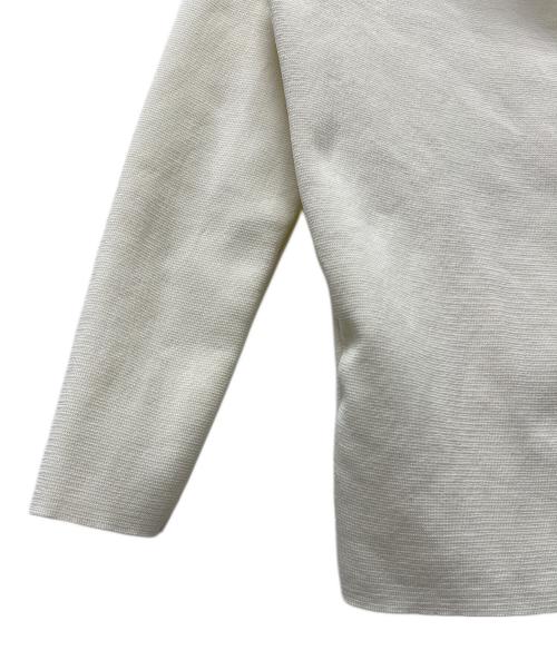 SOEJU（ソージュ）SOEJU (ソージュ) ミラノリブジップパーカー ホワイト サイズ:Sの古着・服飾アイテム