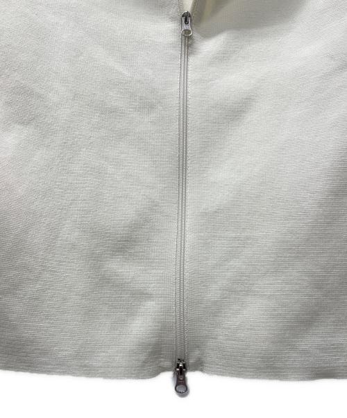 SOEJU（ソージュ）SOEJU (ソージュ) ミラノリブジップパーカー ホワイト サイズ:Sの古着・服飾アイテム