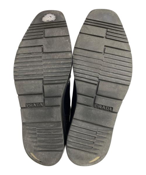 PRADA（プラダ）PRADA (プラダ) サイドゴアブーツ ブラック サイズ:8の古着・服飾アイテム