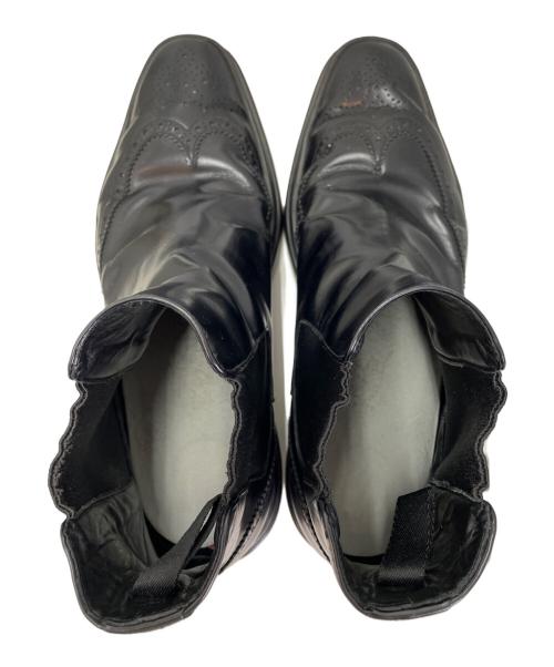 PRADA（プラダ）PRADA (プラダ) サイドゴアブーツ ブラック サイズ:8の古着・服飾アイテム