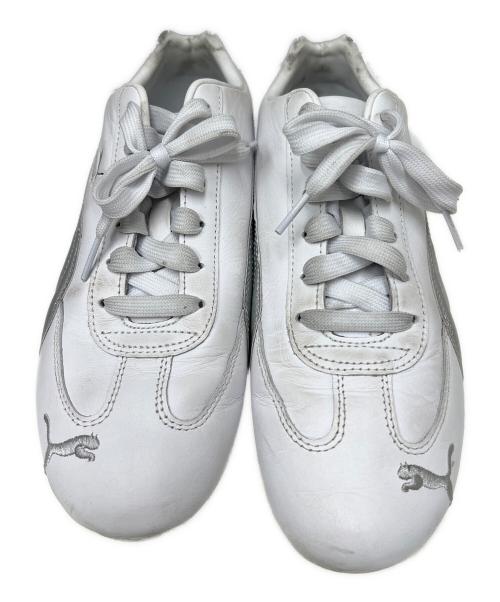 PUMA（プーマ）PUMA (プーマ) スニーカー ホワイト×シルバー サイズ:26の古着・服飾アイテム