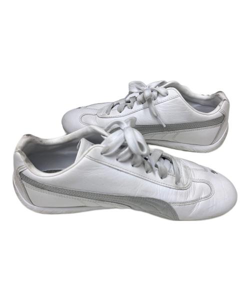 PUMA（プーマ）PUMA (プーマ) スニーカー ホワイト×シルバー サイズ:26の古着・服飾アイテム