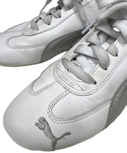 PUMA（プーマ）PUMA (プーマ) スニーカー ホワイト×シルバー サイズ:26の古着・服飾アイテム