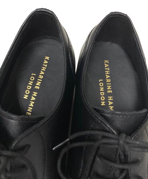 KATHARINE HAMNETT（キャサリンハムネット）KATHARINE HAMNETT (キャサリンハムネット) ストレートチップシューズ ブラック サイズ:25.5 未使用品の古着・服飾アイテム