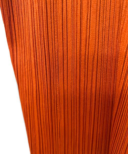 PLEATS PLEASE（プリーツプリーズ）PLEATS PLEASE (プリーツプリーズ) プリーツカーディガン オレンジ サイズ:4の古着・服飾アイテム