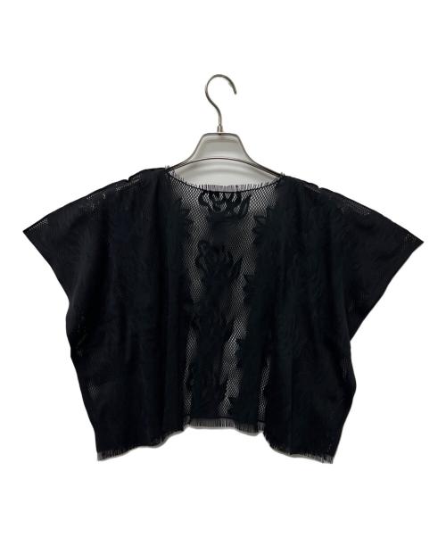 PLEATS PLEASE（プリーツプリーズ）PLEATS PLEASE (プリーツプリーズ) カーディガン ブラック サイズ:3の古着・服飾アイテム