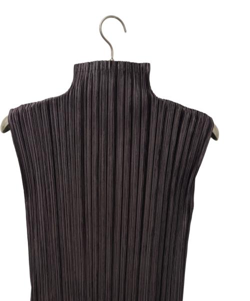 ISSEY MIYAKE（イッセイミヤケ）ISSEY MIYAKE (イッセイミヤケ) ブラウス ブラウン サイズ:Mの古着・服飾アイテム