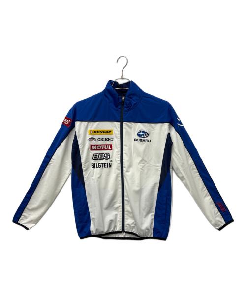 SUBARU（スバル）SUBARU (スバル) STI team ジャケット ブルー×ホワイト サイズ:M 未使用品の古着・服飾アイテム