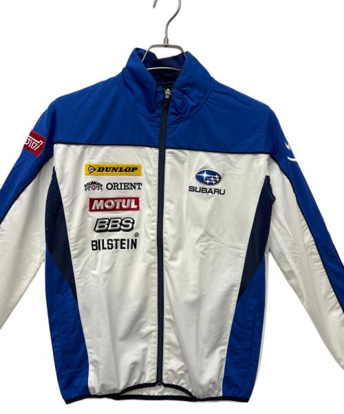 SUBARU（スバル）SUBARU (スバル) STI team ジャケット ブルー×ホワイト サイズ:M 未使用品の古着・服飾アイテム