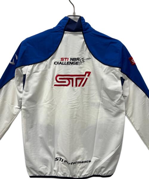 SUBARU（スバル）SUBARU (スバル) STI team ジャケット ブルー×ホワイト サイズ:M 未使用品の古着・服飾アイテム