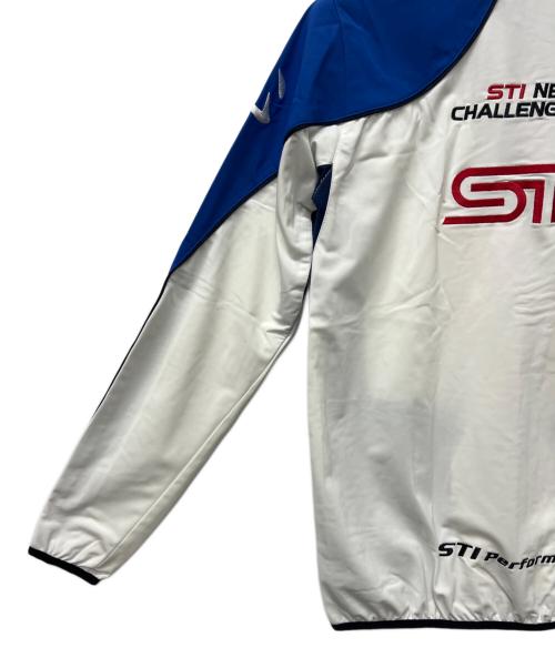 SUBARU（スバル）SUBARU (スバル) STI team ジャケット ブルー×ホワイト サイズ:M 未使用品の古着・服飾アイテム