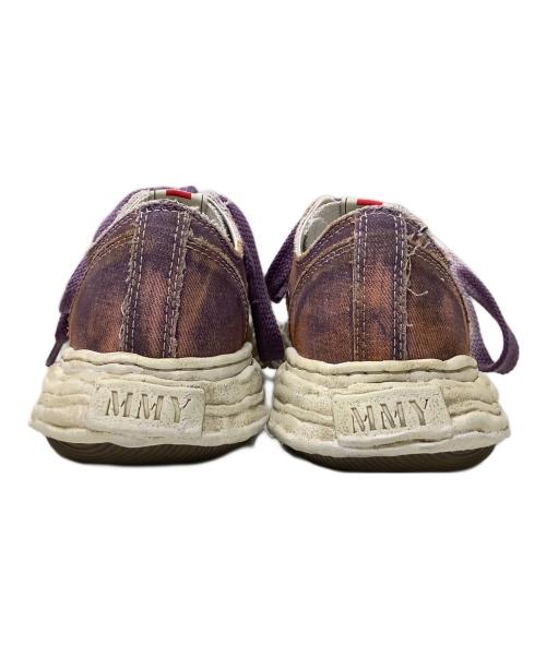 Maison MIHARA YASUHIRO（メゾン ミハラ ヤスヒロ）Maison MIHARA YASUHIRO (メゾン ミハラ ヤスヒロ) ウォッシュドデニム ローカットスニーカー パープル サイズ:42の古着・服飾アイテム
