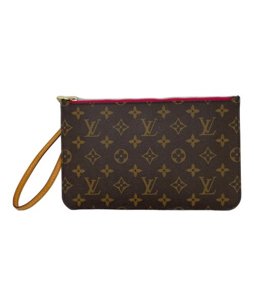 LOUIS VUITTON（ルイ ヴィトン）LOUIS VUITTON (ルイ ヴィトン) ネヴァーフル付属ポーチ ブラウンの古着・服飾アイテム