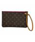 LOUIS VUITTON（ルイ ヴィトン）の古着「ネヴァーフル付属ポーチ」｜ブラウン