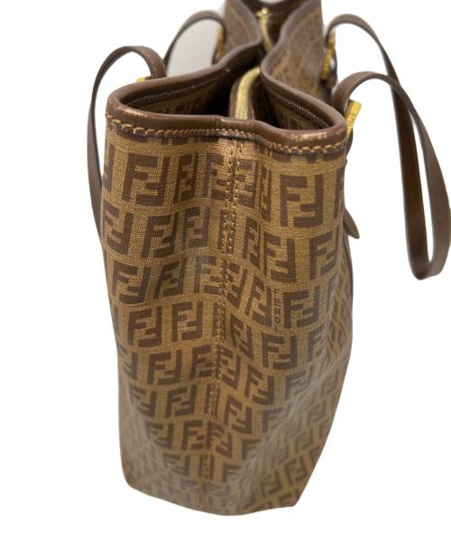FENDI（フェンディ）FENDI (フェンディ) PVCトートバッグ ブラウンの古着・服飾アイテム
