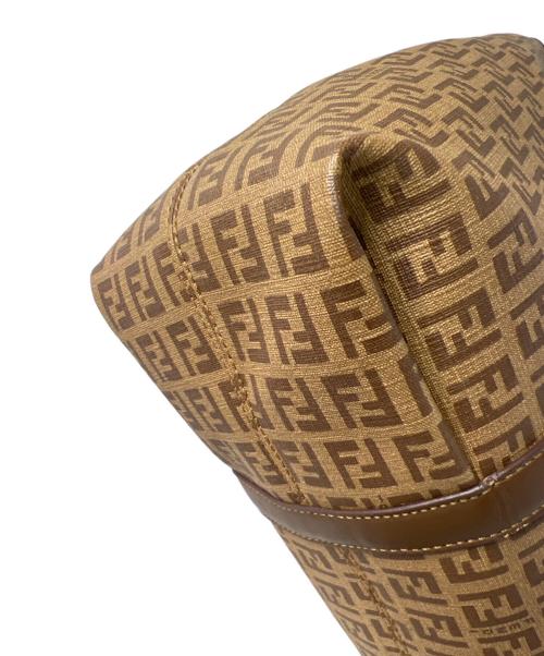 FENDI（フェンディ）FENDI (フェンディ) PVCトートバッグ ブラウンの古着・服飾アイテム