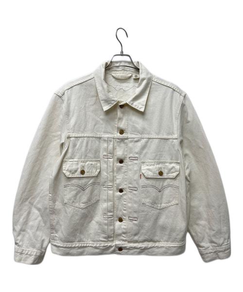 LEVI'S（リーバイス）LEVI'S (リーバイス) end. (エンド) TYPE II トラッカージャケット ホワイト サイズ:Lの古着・服飾アイテム