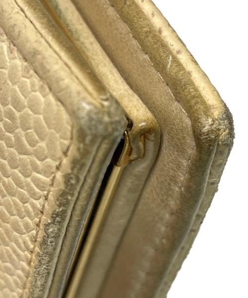 CHANEL（シャネル）CHANEL (シャネル) 2つ折り財布 ベージュの古着・服飾アイテム