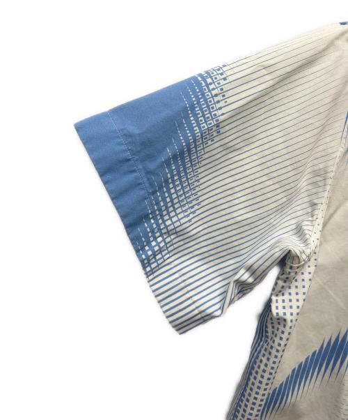 PRADA（プラダ）PRADA (プラダ) コットンシャツ ブルー×ホワイト サイズ:Lの古着・服飾アイテム