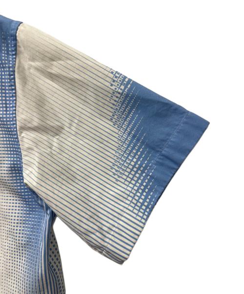 PRADA（プラダ）PRADA (プラダ) コットンシャツ ブルー×ホワイト サイズ:Lの古着・服飾アイテム