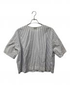 ARTS&SCIENCEアーツアンドサイエンス）の古着「ブラウス」｜ブルー×ホワイト